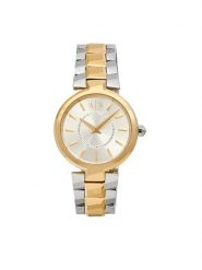 Armani Exchange Zegarek Audelle AX4406 Srebrny. Szare, analogowe zegarki Armani Exchange, srebrne. Za 889.99 zł.