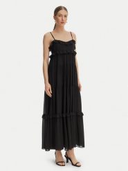 MICHAEL Michael Kors Sukienka letnia MS683E37R3 Czarny Relaxed Fit. Czarne sukienki MICHAEL Michael Kors, na lato, s, bez wzorów, z syntetyku, bez kołnierzyka, bez ramiączek. Za 1,229.00 zł.