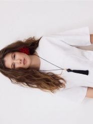 Naszyjnik z koralikami - czarny. Czarne naszyjniki Reserved. Za 69.99 zł.