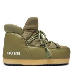 Śniegowce Moon Boot. Brązowe trapery i śniegowce Moon Boot, z nylonu. Za 719.99 zł.