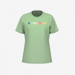 Koszulka damska Head Rainbow. Zielone bluzki Head, xs, bez wzorów, sportowe, bez kołnierzyka, bez ramiączek. W wyprzedaży za 153.00 zł.