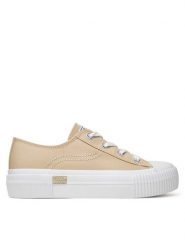 Lee Trampki Isla C Women Low 50251001.33F Beżowy. Brązowe trampki Lee, bez wzorów, z materiału, bez zapięcia. Za 139.99 zł.