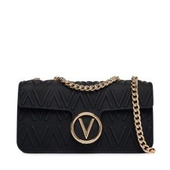 Torebka Valentino. Czarne listonoszki Valentino, bez wzorów, bez dodatków. Za 419.99 zł.