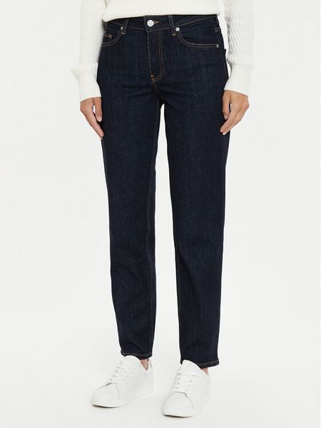Tommy Hilfiger Jeansy Classic WW0WW42486 Granatowy Straight Fit. Niebieskie jeansy TOMMY HILFIGER, bez wzorów. Za 319.99 zł.