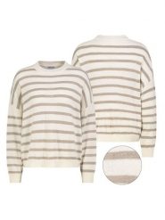 Sublevel Sweter w kolorze kremowym rozmiar: S. Brązowe swetry Sublevel, s, bez wzorów, bez ramiączek. Za 113.99 zł.