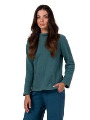 Be Wear Sweter w kolorze turkusowym rozmiar: L. Niebieskie swetry Be Wear, l, bez wzorów, bez ramiączek. Za 136.45 zł.