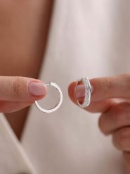 Heliophilia Srebrne kolczyki-kreole rozmiar: onesize. Szare kolczyki Heliophilia, srebrne. Za 206.91 zł.