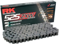 Łańcuch RK 525 ZXW 108 ogniw szary otwarty. Szare kurtki ARK, bez wzorów, z materiału, bez kaptura. Za 621.95 zł.