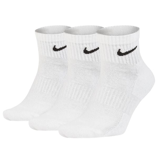 Skarpetki Nike Nike Codziennie Lekkie 100 Dorosłych. Białe skarpety Nike, bez wzorów, z bawełny. Za 69.00 zł.