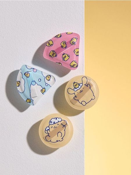 Puszki do makijażu 4 pack PomPomPurin - wielobarwny. Zestawy Sinsay. Za 9.99 zł.