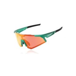 Okulary rowerowe Bikeline. Brązowe okulary przeciwsłoneczne ROCKBROS, bez wzorów, sportowe. Za 89.99 zł.