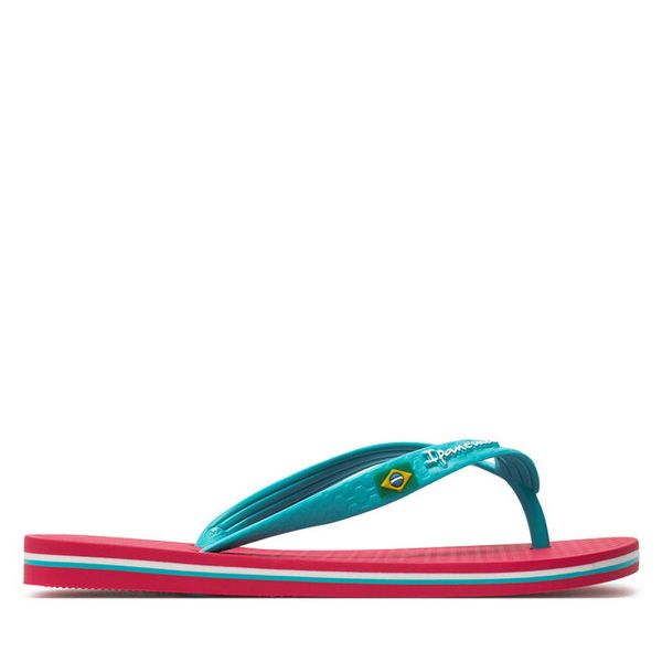 Japonki Ipanema. Niebieskie klapki Ipanema, bez wzorów, bez obcasa. Za 69.99 zł.