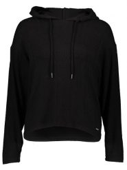Herrlicher Bluza w kolorze czarnym rozmiar: XS. Czarne bluzy Herrlicher, xs, bez wzorów, bez kaptura. Za 88.02 zł.