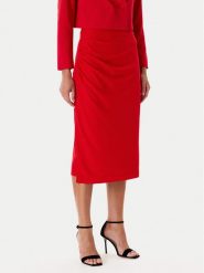 Tatuum Spódnica ołówkowa Sinia T2508.173 Czerwony Regular Fit. Czerwone spódnice Tatuum, bez wzorów, z syntetyku, ołówkowe. Za 265.99 zł.