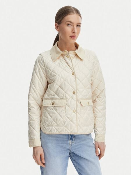 Marella Kurtka koszulowa Asti 2613481024 Kremowy Regular Fit. Białe kurtki Marella, bez wzorów, z syntetyku, bez kaptura. Za 758.99 zł.