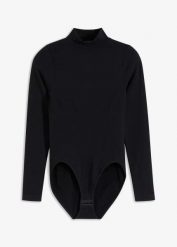 Body shape bezszwowe, średni stopień modelowania sylwetki. Czarne body bonprix, s, bez wzorów. Za 124.99 zł.