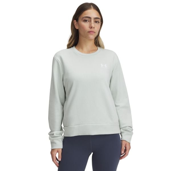 Bluza damska Under Armour Rival Terry. Białe bluzy Under Armour, na zimę, bez wzorów, bez kaptura. Za 249.40 zł.