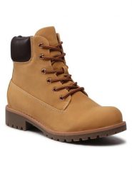 Jenny Fairy Trapery WS722-28H Brązowy. Brązowe trapery i śniegowce Jenny Fairy, ze skóry. Za 149.99 zł.