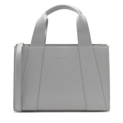 Torebka Simple. Szare torebki klasyczne Simple, bez wzorów, bez dodatków. Za 219.99 zł.