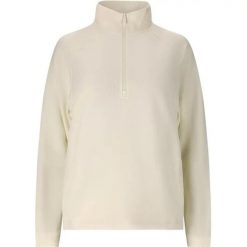 Bluza damska z zamkiem 1/2 Athlecia Franye. Brązowe bluzy Athlecia, bez wzorów, z dresówki, bez kaptura. Za 228.00 zł.
