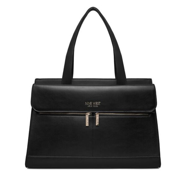 Torebka Nine West. Czarne shopper Nine West, bez wzorów, bez dodatków. Za 249.99 zł.