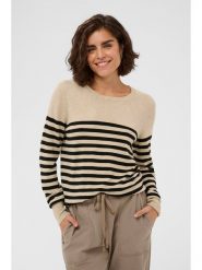 Kaffe Sweter w kolorze beżowym rozmiar: M. Brązowe swetry Kaffe, m, bez wzorów, bez ramiączek. Za 104.99 zł.