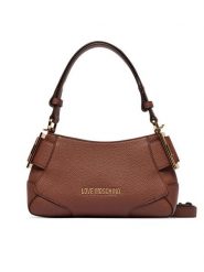 LOVE MOSCHINO Torebka JC4098PP1PLT1200 Brązowy. Brązowe torebki klasyczne Love Moschino, bez wzorów, ze skóry, bez dodatków. Za 949.99 zł.