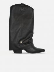 Wrangler Kozaki "Talia" w kolorze czarnym rozmiar: 39. Czarne kozaki Wrangler, na zimę, bez obcasa, bez zapięcia. Za 274.95 zł.