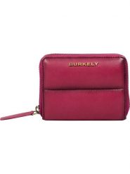 Burkely Skórzany portfel w kolorze różowym - 12 x 10 x 3 cm rozmiar: onesize. Różowe portfele Burkely, bez wzorów, z materiału. Za 100.99 zł.