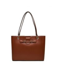 Guess Torebka HWVG95 00250 Brązowy. Brązowe torebki klasyczne Guess, z aplikacjami, ze skóry, bez dodatków. Za 739.99 zł.