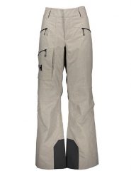Helly Hansen Spodnie narciarskie "Powderqueen" w kolorze beżowym rozmiar: S. Brązowe spodnie dresowe Helly Hansen, s, bez wzorów, z materiału, narciarskie, primaloft. Za 636.92 zł.