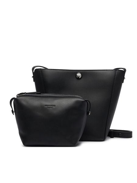 Weekend Max Mara Torebka Kadonna 2625516075 Czarny. Czarne listonoszki Weekend Max Mara, bez wzorów, ze skóry, bez dodatków. Za 1,739.00 zł.