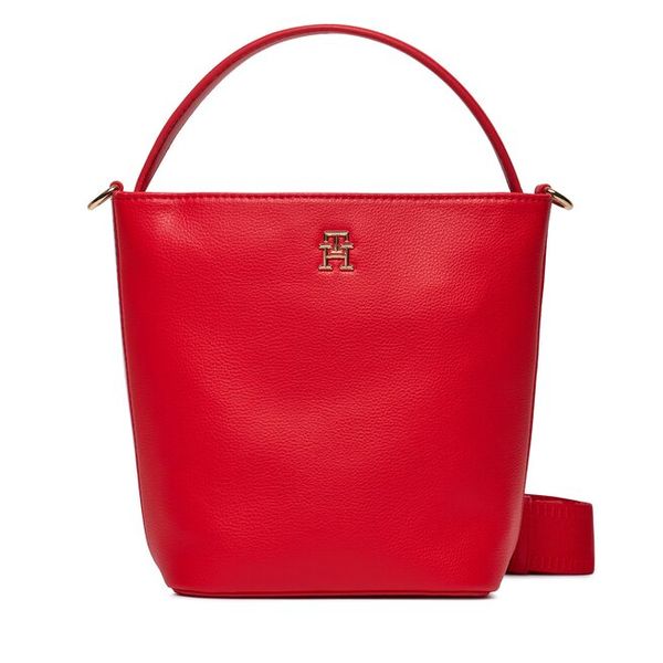 Torebka Tommy Hilfiger. Brązowe torebki klasyczne TOMMY HILFIGER, bez wzorów, bez dodatków. Za 400.99 zł.
