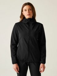 Dare 2b Kurtka softshellowa "Iced" w kolorze czarnym rozmiar: 42. Czarne kurtki sportowe Dare 2b, bez wzorów, z materiału, bez kaptura, outdoorowe. Za 182.72 zł.