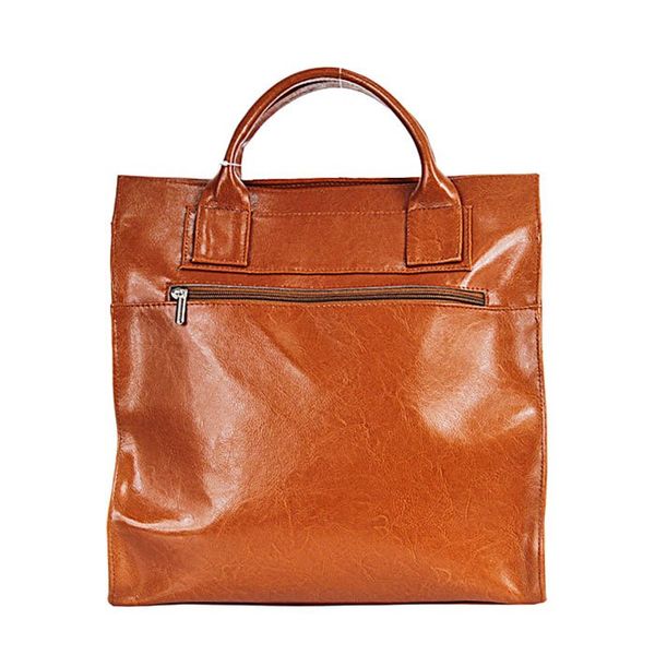 Teczka skórzana damska DAN-A T233 camel. Brązowe torebki klasyczne DAN-A, bez wzorów, ze skóry, bez dodatków. Za 399.99 zł.