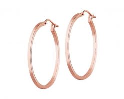 Złote kolczyki - koła, 28 mm. Żółte kolczyki Apart, złote. Za 699.00 zł.