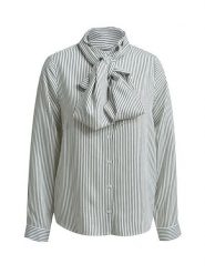 Milano Italy Bluzka w kolorze biało-czarnym rozmiar: 40. Białe bluzki Milano Italy, bez wzorów, z wiskozy, bez kołnierzyka, bez ramiączek. Za 173.99 zł.