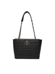 Guess Torebka Nadira HWQG84 24220 Czarny. Czarne torebki klasyczne Guess, z aplikacjami, ze skóry, bez dodatków. Za 609.99 zł.