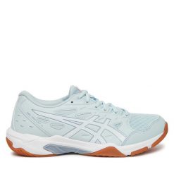 Buty halowe Asics. Czarne obuwie sportowe Asics, bez zapięcia. Za 249.99 zł.