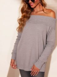 Milan Kiss Sweter w kolorze szarym rozmiar: XL. Szare swetry Milan Kiss, xl, bez wzorów, ze splotem, bez ramiączek. Za 104.99 zł.