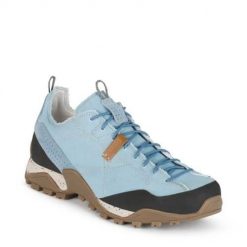 Buty trekkingowe damskie Aku Nativa Canvas. Niebieskie trekkingi Aku, z gumy, trekkingowe. Za 399.00 zł.