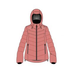 Kurtka damska turystyczna damska CMP 33W0376. Czerwone kurtki narciarskie CMP, l, bez wzorów, bez kaptura, narciarskie. W wyprzedaży za 749.50 zł.