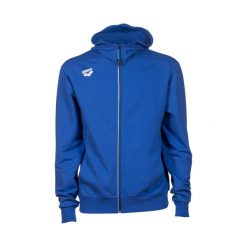 Bluza Arena Team Hooded Jacket Panel z kapturem. Niebieskie bluzy Arena, bez wzorów, z bawełny, z kapturem. Za 319.00 zł.