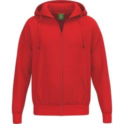 Bluza z kapturem Erima TS. Czerwone bluzy Erima, m, bez wzorów, z bawełny, z kapturem. Za 203.40 zł.