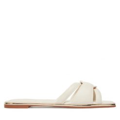 Klapki Aldo. Białe klapki Aldo, bez wzorów, bez obcasa. Za 289.99 zł.