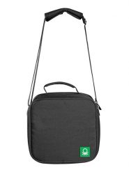 Benetton Torba w kolorze czarnym na lunch - 23 x 22 x 13,5 cm rozmiar: onesize. Czarne torby na ramię Benetton, bez wzorów, z materiału, na ramię, bez dodatków. Za 153.71 zł.