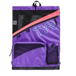 Plecak TYR Elite team mesh bkpk. Fioletowe plecaki TYR, bez wzorów, z meshu. Za 179.99 zł.