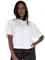 Diesel Clothes Koszulka w kolorze białym rozmiar: XXS. Białe bluzki Diesel Clothes, xxs, bez wzorów, z bawełny, bez kołnierzyka, bez ramiączek. Za 79.40 zł.