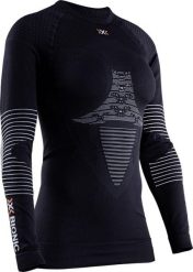 Czarna bluza transmisyjna damska X-Bionic Energizer 4.0. Czarne bluzy X BIONIC, l, bez wzorów, z materiału, bez kaptura. Za 790.00 zł.