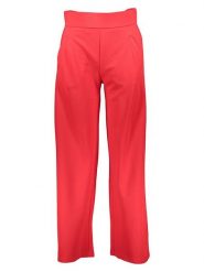 JDY Spodnie "Louisville Catia Life" w kolorze czerwonym rozmiar: S/L32. Czerwone spodnie materiałowe JDY, l, bez wzorów, z materiału. Za 92.42 zł.